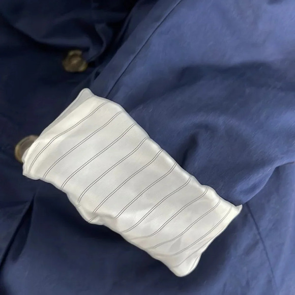 J. CREW Schoolboy Blazer Navy Blue Fitted Lined  Single Breast Preppy Size 0 - Picture 12 of 14